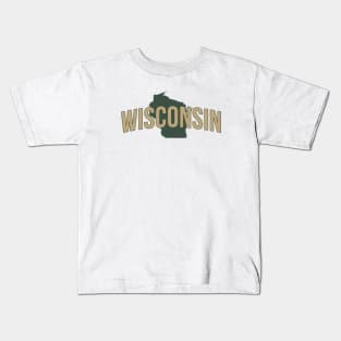 Wisconsin State Kids T-Shirt